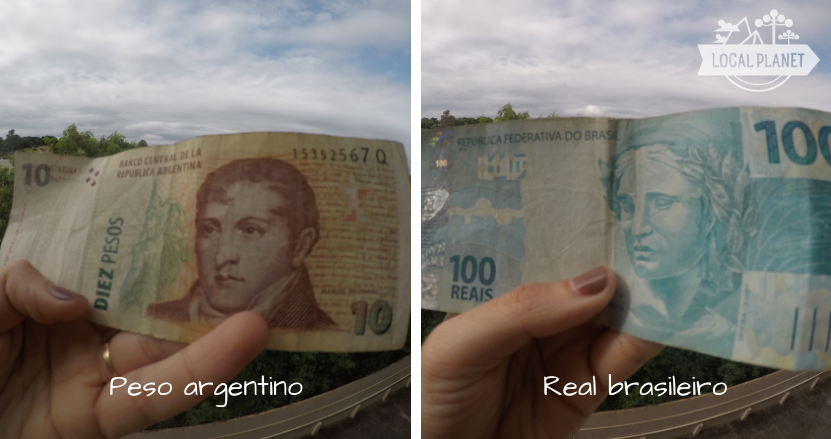 Moedas da tríplice fronteira: Peso argentino e Real brasileiro